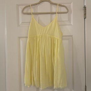 Vestique yellow babydoll dress